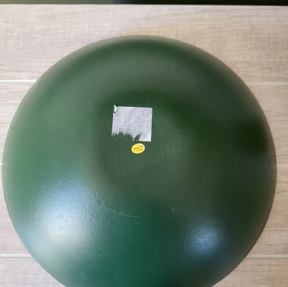 11" Santa Merry Christmas Holiday Round Wood Decor Bowl gift giving - Picture 4 of 5